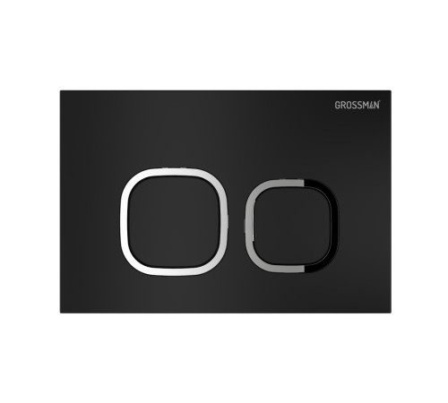 Комплект 2 в 1: Grossman инсталляция Cosmo 900.K31.01.000+клавиша смыва 700.K31.02.210.210 черный матовый
