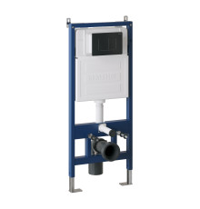 Комплект 2 в 1: Grossman инсталляция Classic 900.K31.01.000+клавиша смыва 700.K31.04.21M.21M черный матовый