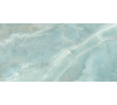 Керамогранит LCM 60120CPN16HG Caspian Onyx 60x120 бирюзовый суперполированный под оникс