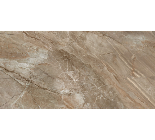 Керамогранит LCM 60120NAM21P Namibia Marron 60x120 коричневый полированный под мрамор