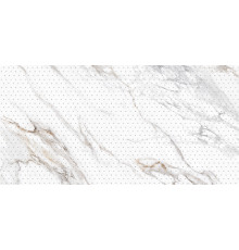 Декоративная плитка New Trend DW36ITS15 Intensity 30x60 белая глянцевая под мрамор / с орнаментом