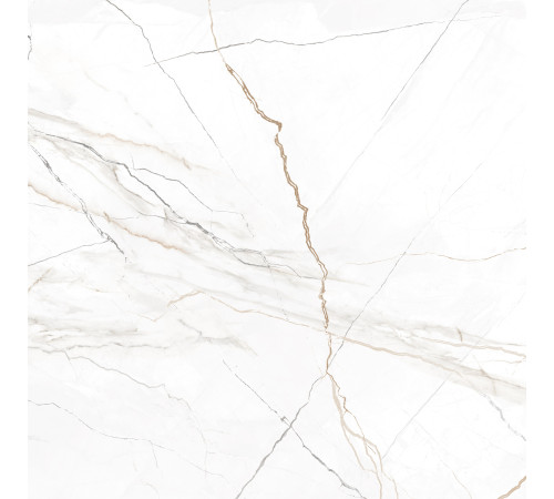 Керамогранит New Trend GP40SAM00L Sanremo White 60x60 белый лаппатированный под мрамор