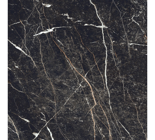 Керамогранит New Trend GP40SAM99L Sanremo Black 60x60 черно-белый лаппатированный под камень