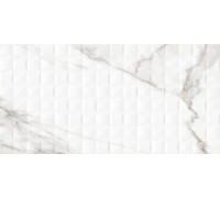 Настенная плитка New Trend WT36AUU15 Aurea Relief 30x60 белая матовая / рельефная под мрамор / под мозаику