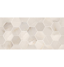 Настенная плитка New Trend WT36MNE11 Milenial Art 30x60 бежевая глянцевая под оникс / под мозаику