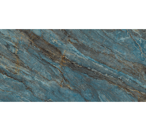 Beam Turquoise Керамогранит бирюзовый 60х120 лаппатированный шайн