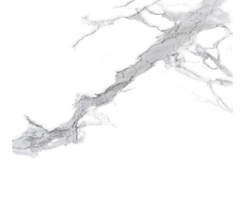 Statuario Crown Керамогранит белый 60x60 сатинированный