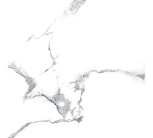 Statuario Crown Керамогранит белый 60x60 сатинированный