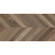 Wood Latina Brown Chevron M Керамогранит коричневый 60х120 матовый карвинг
