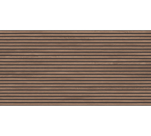 Wood Canarium Wenge Stripes Керамогранит коричневый 60х120 матовый карвинг