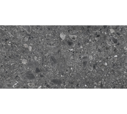 Ceppo Nero PRO Керамогранит графитовый 60х120 матовый структурный R11Soft STR