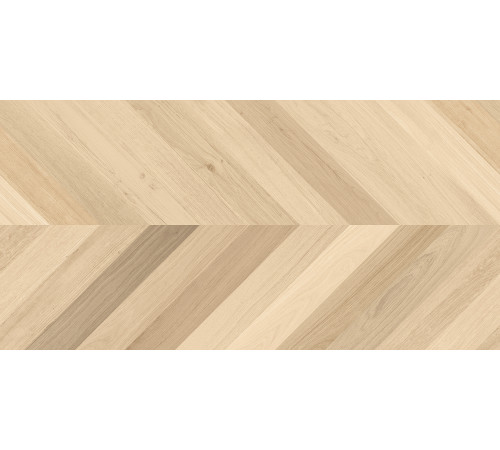 Wood Royal Almond Chevron M Керамогранит бежевый 60х120 матовый карвинг