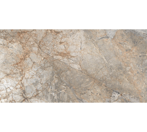 Spark Керамогранит коричневый 60х120 лаппатированный шайн