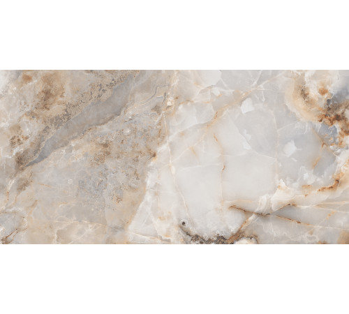 Onyx Magic Brown Керамогранит серо-коричневый 60х120 Полированный