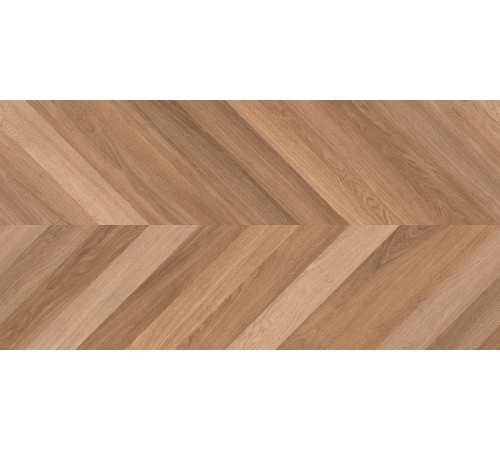 Wood Canarium Chevron M Керамогранит тёмно-бежевый 60х120 матовый карвинг