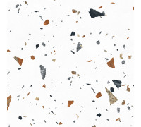 Terazzo Bianco Керамогранит цветной 60х60 матовый карвинг