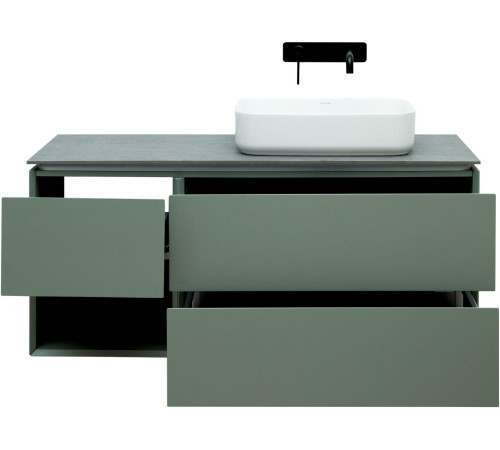 Тумба под раковину Allen Brau Infinity 120 1.21007.CGM R олива матовый