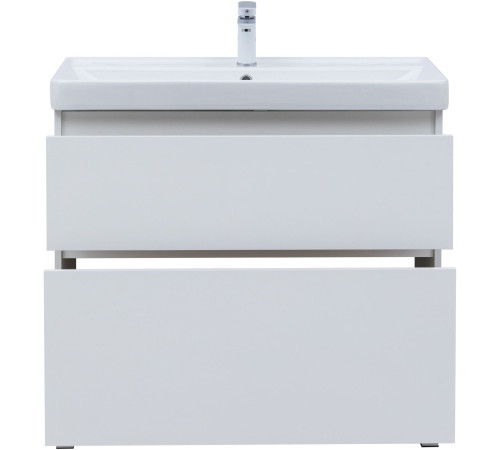 Тумба под раковину Aquanet Вега 90 напольная, белый глянец