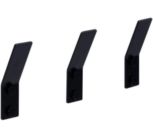 Крючок для полотенец Aquanet Магнум черный матовый