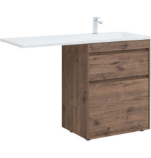 Тумба под раковину Aquanet Токио 68 дуб веллингтон (напольная 2 ящика)