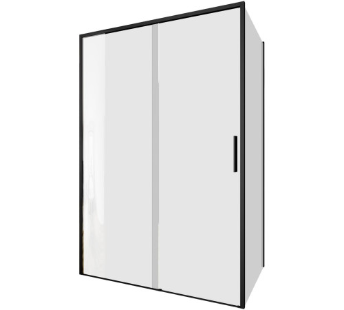 Душевой уголок Aquanet Pleasure Evo 130x80 AE65-130x80-BT профиль черный, прозрачное стекло