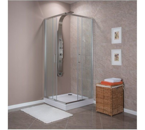 Душевой уголок Aquanet Alfa Cube NAA1142 90x90, прозрачное стекло