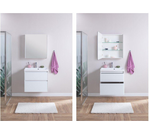Мебель для ванной Aquanet Гласс 60 белый