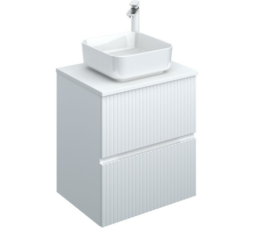 Тумба под раковину Aquanet Джейн 60 белый матовый
