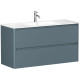 Тумба под раковину Allen Brau Gravity 120 1.370011.BGM синий матовый