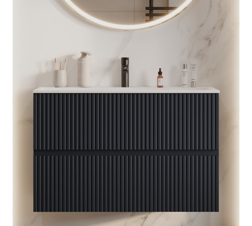 Тумба под раковину Aquanet Джейн 90 маренго