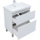 Тумба под раковину Aquanet Вега 70 напольная, белый глянец