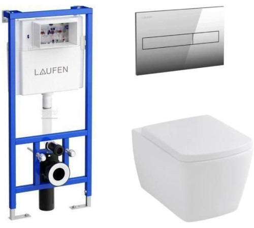 Унитаз с инсталляцией Allen Brau Liberty 4.33004.20/8.9466.0.000.000.1 белый глянец