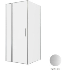 Душевой уголок Allen Brau Priority 90x100 3.31026.BA + 3.31047.BA серебро браш
