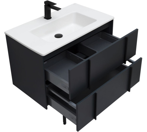 Тумба под раковину Allen Brau Reality 80 1.32005.AM антрацит матовый