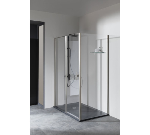 Душевой уголок Allen Brau Priority 160x90 3.31038.BA + 3.31044.BA серебро браш