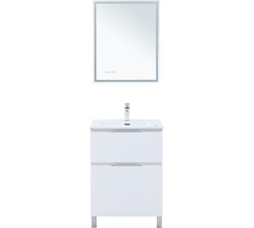 Тумба под раковину Aquanet Алвита New 60 напольная, белый матовый