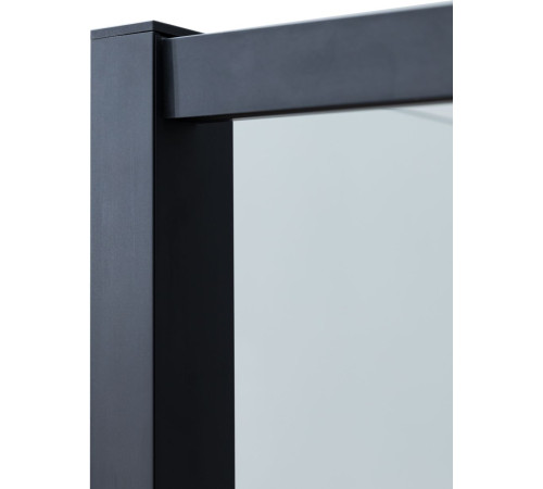 Душевая дверь Aquanet Pleasure Evo 140 AE65-N140-BT профиль черный, прозрачное стекло