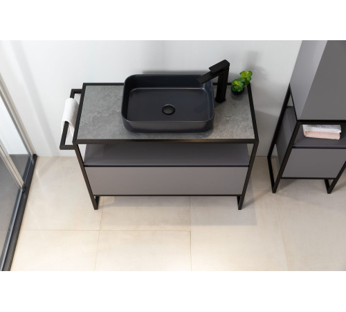 Раковина накладная Allen Brau Fantasy 50 4.11021.31 черный матовый