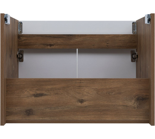 Тумба под раковину Aquanet Оптима 80 дуб рустикальный/белый сатин