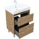 Тумба под раковину Aquanet Nova Lite 2.0 60 напольная, дуб рустикальный