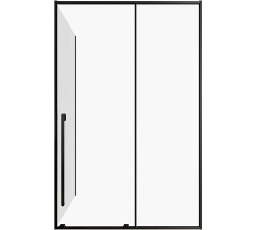 Душевой уголок Allen Brau Fantasy 130x100 3.11007.31 + 3.11014.31 черный матовый