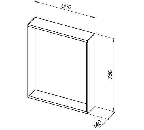 Зеркало Allen Brau Reality 60 1.32016.03 латунь браш