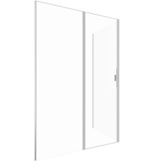 Душевой уголок Allen Brau Priority 140x100 3.31011.BA + 3.31020.BA серебро браш