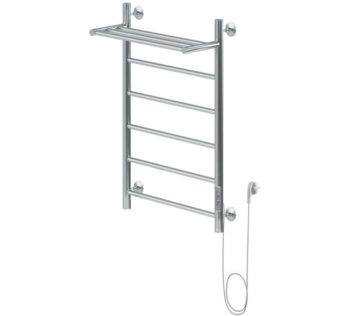 Полотенцесушитель электрический Aquanet Mauro 80х50 Тэн справа , с полкой