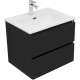 Тумба под раковину Aquanet Вега 2.0 60 черный