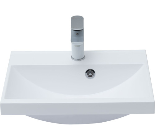 Тумба под раковину Aquanet Нота New 50 белый глянец