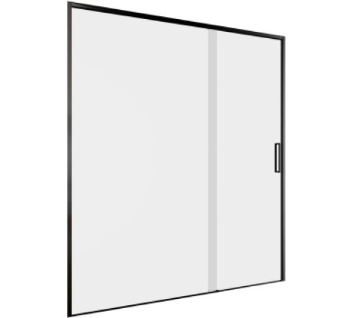 Душевая дверь Aquanet Pleasure Evo 160 AE65-N160-BT профиль черный, прозрачное стекло