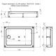 Душевой поддон Aquanet GL180 100x70