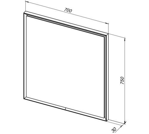 Зеркало Allen Brau Activity 70 1.340026.PGM платина матовый