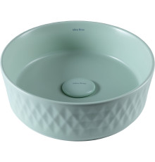 Раковина накладная Allen Brau Fantasy Romb 36 4.11033.MT мятный